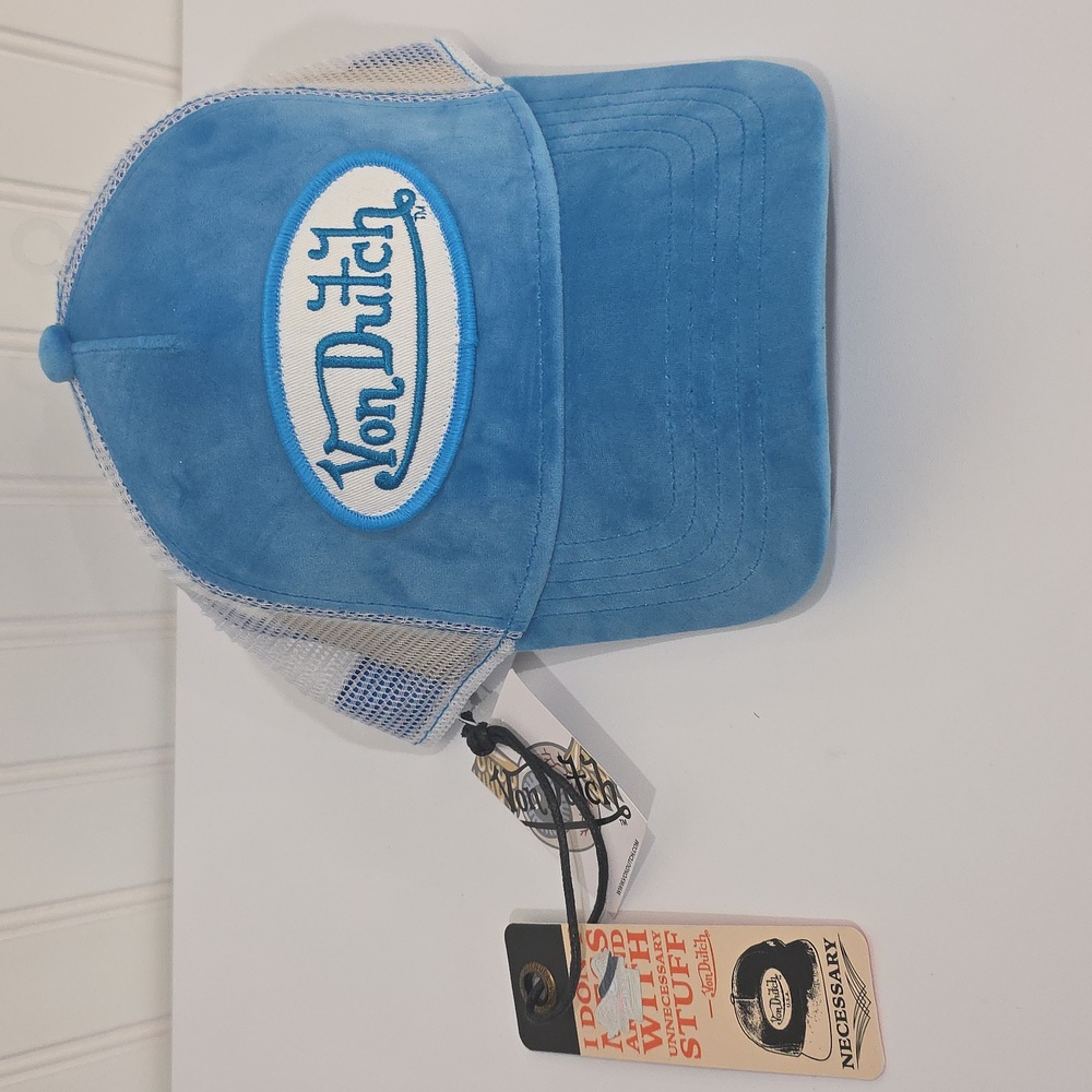 VON DUTCH Velvet Trucker Hat - Picture 4 of 7
